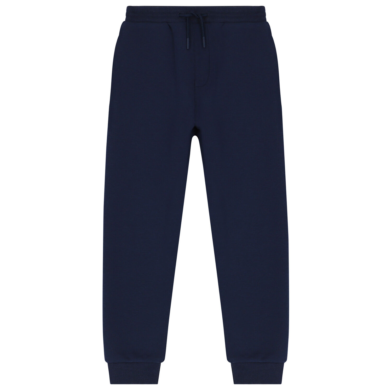 Boys Navy Blue Logo Joggers, 1, hi-res